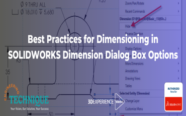 Best Practices for Dimensioning in SOLIDWORKS Dimension Dialog Box Options