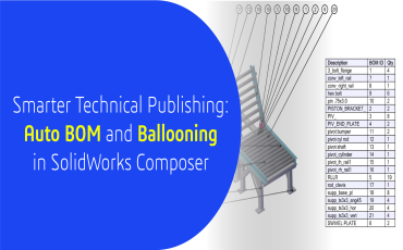 Smarter Technical Publishing: Auto BOM and Ballooning in SolidWorks Composer