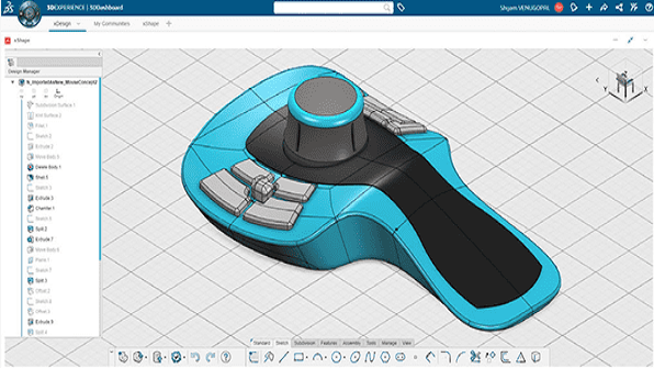 Parametric and subdivision modeling in the cloud with next-generation 3D design