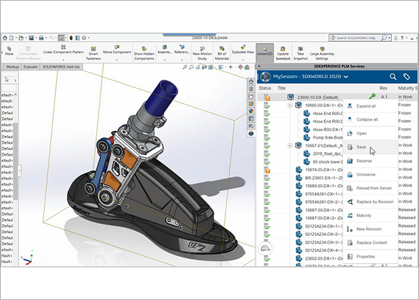 Securely Save and Share SOLIDWORKS 3D Models