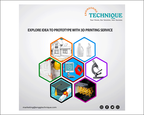 Explore Idea To Prototype With 3D Printing Service